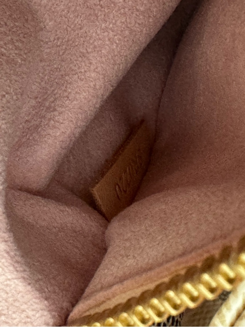 Louis Vuitton Sperone bb Checkered Drawstring Backpack with Pink Trim - Picture 8 of 8